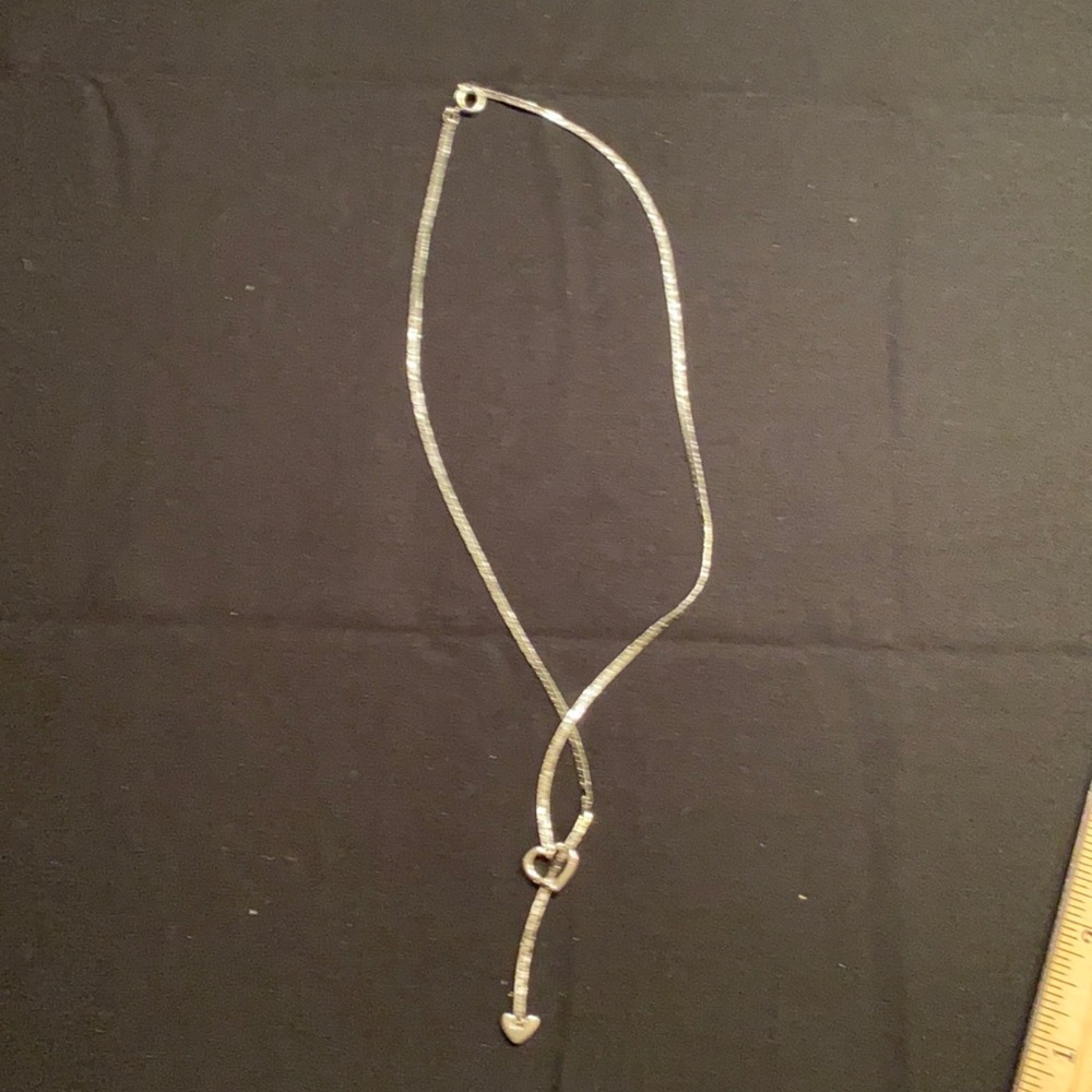 Marked Silver Heart Shape necklace